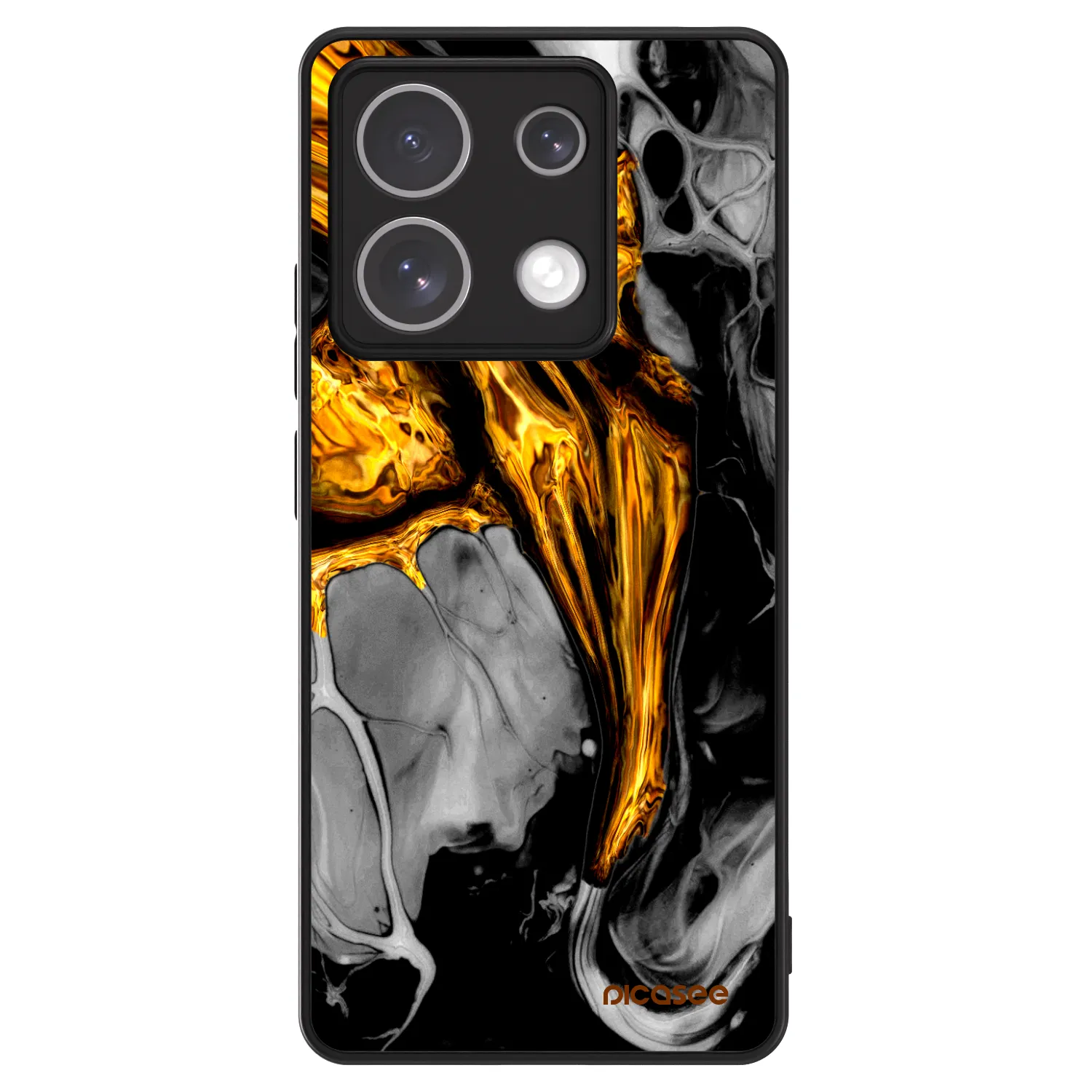 Picasee ULTIMATE CASE pro Xiaomi Redmi Note 13 Pro 5G - Black Gold