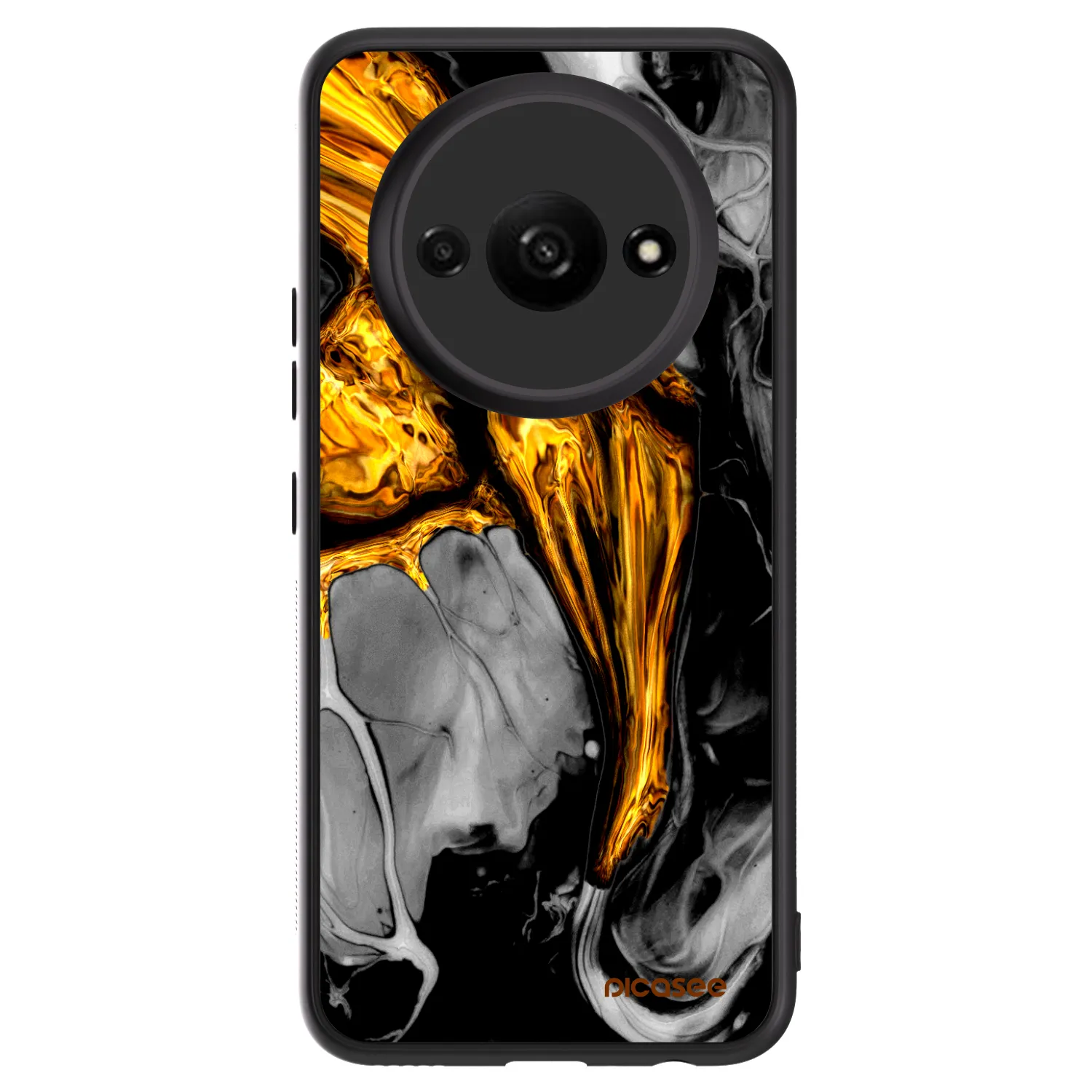 Picasee ULTIMATE CASE pro Xiaomi Redmi A3 - Black Gold