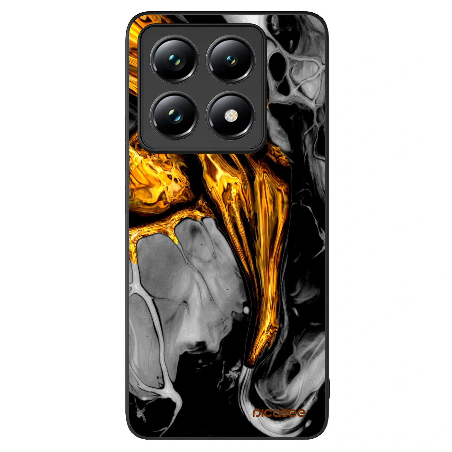 Picasee ULTIMATE CASE pro Xiaomi 14T Pro - Black Gold