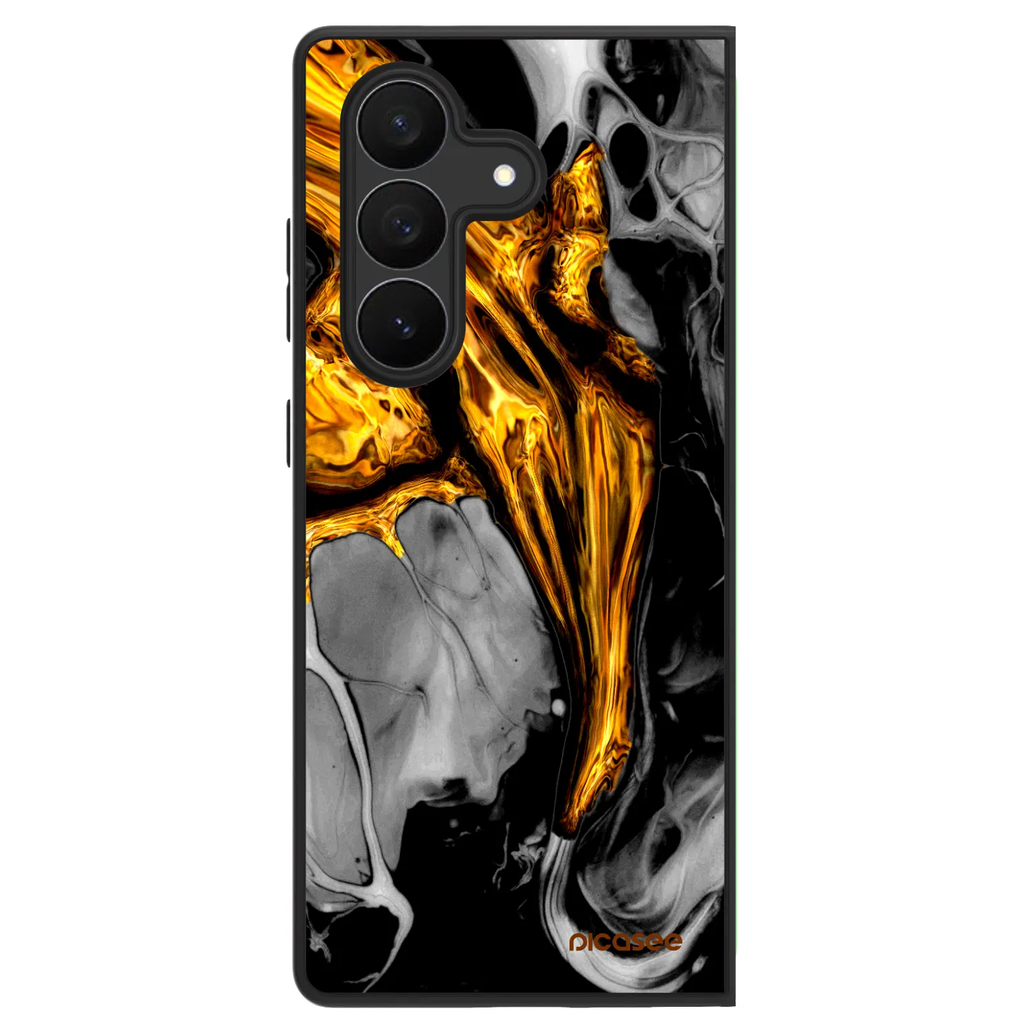Picasee ULTIMATE CASE pro Samsung Galaxy Z Fold7 5G - Black Gold