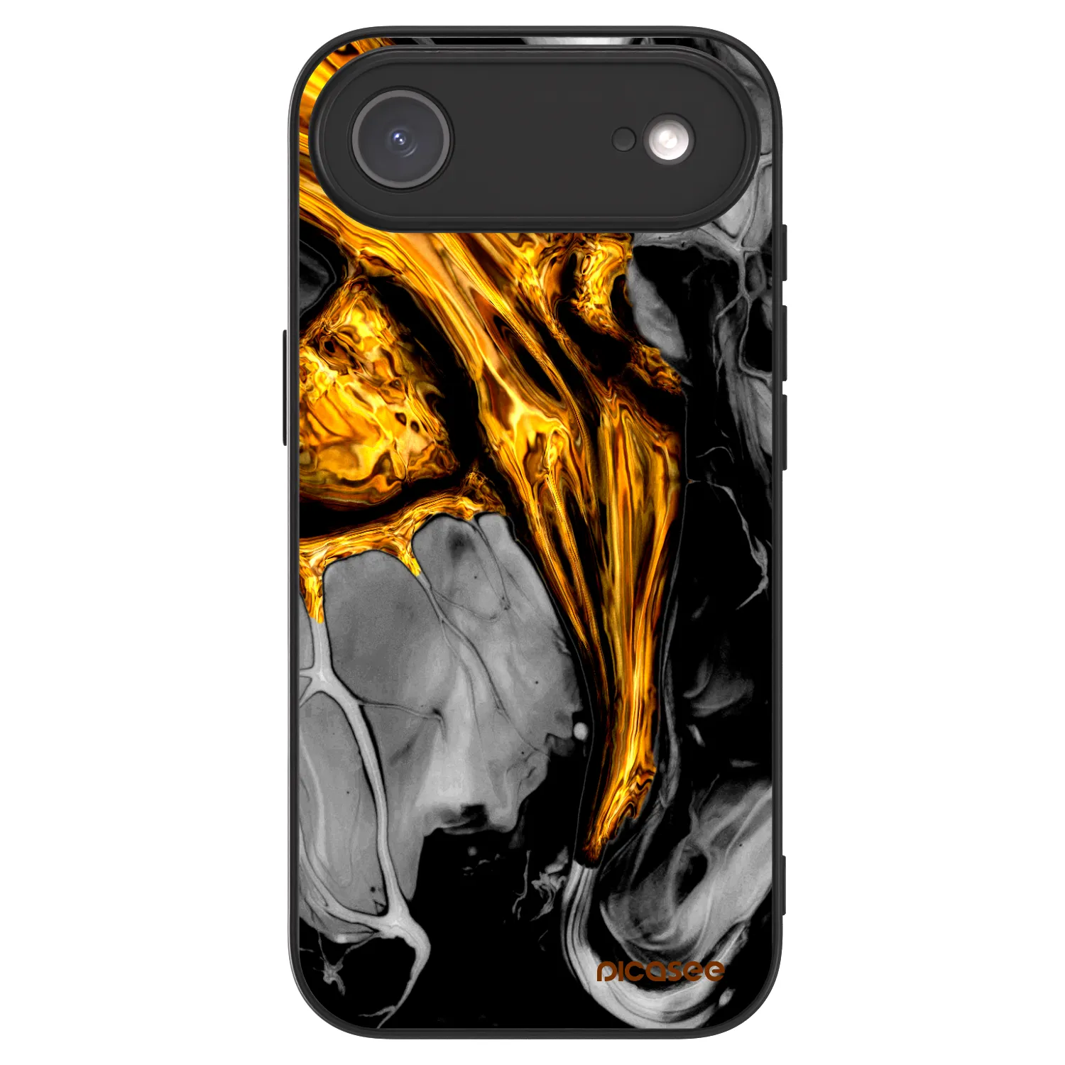 Picasee ULTIMATE CASE MagSafe pro Apple iPhone Air - Black Gold
