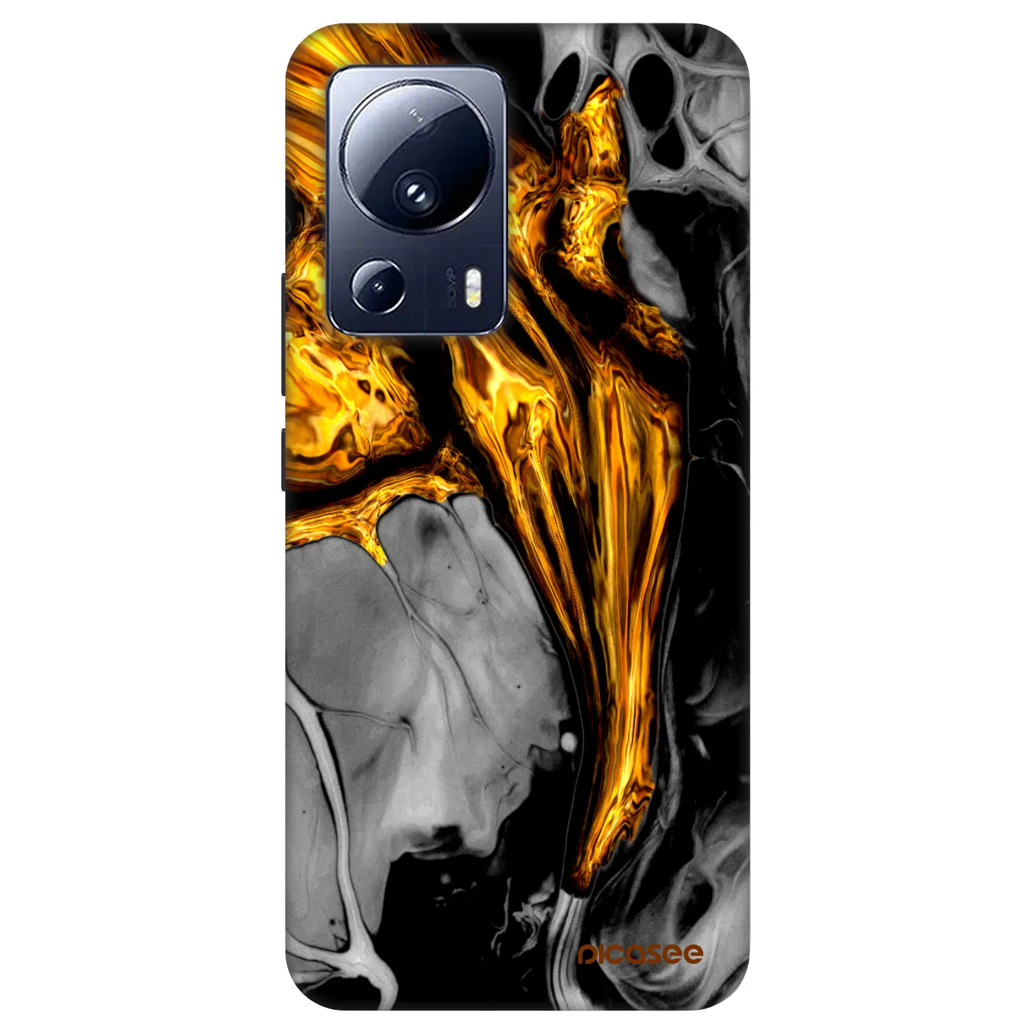 Picasee Fashion Case pre Xiaomi 13 Lite - Black Gold