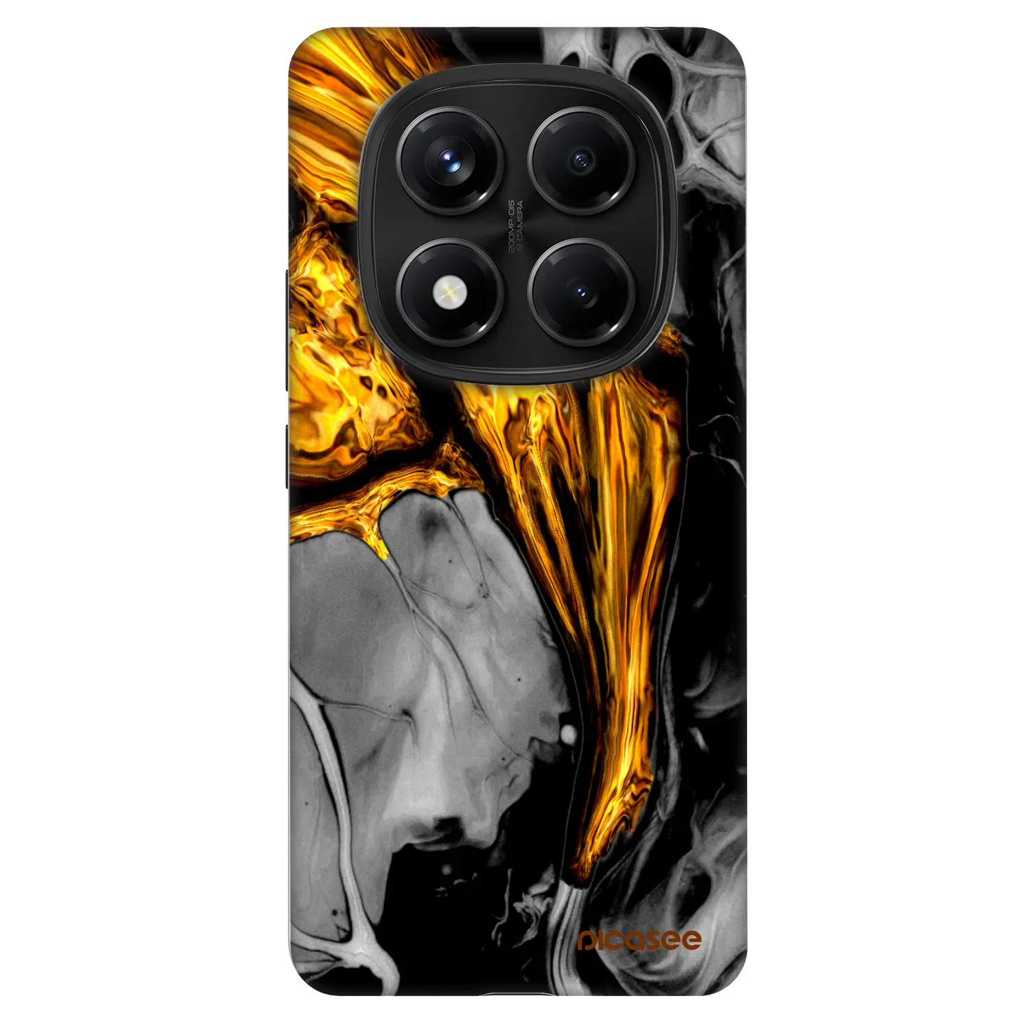 Fashion Case pre Xiaomi Redmi Note 14 Pro 4G - Black Gold