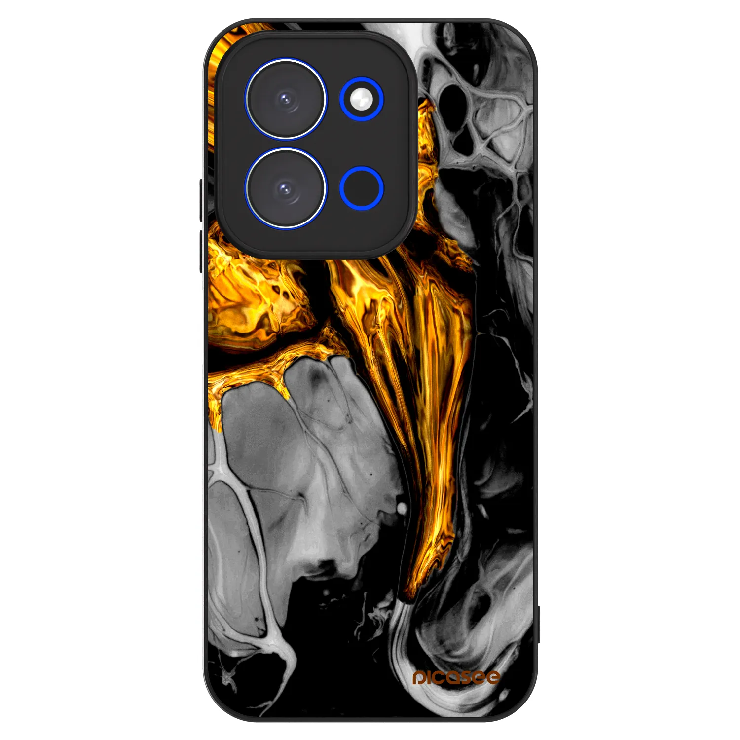 Picasee ULTIMATE CASE pro Xiaomi Redmi 15C 4G - Black Gold