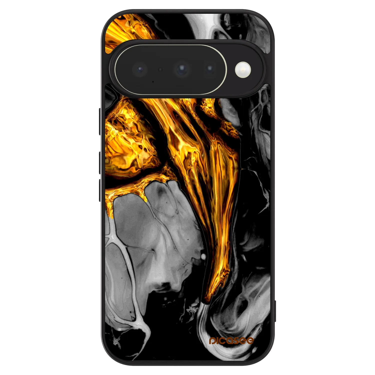 Picasee ULTIMATE CASE pro Google Pixel 10 - Black Gold