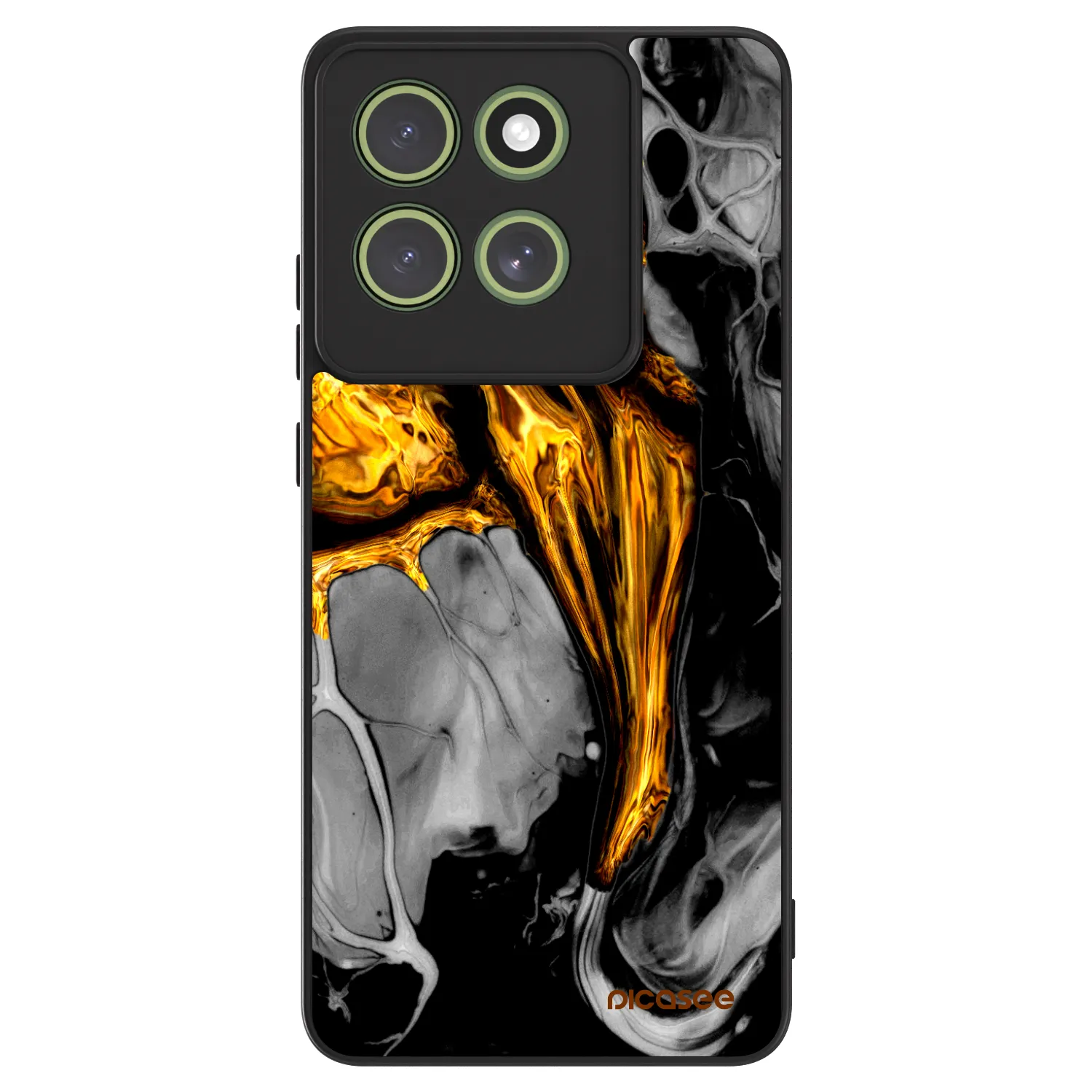 Picasee ULTIMATE CASE pro Motorola Moto G86 Power 5G - Black Gold