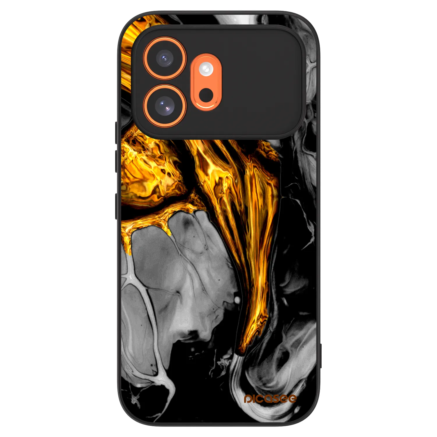Picasee ULTIMATE CASE pro Honor 600 - Black Gold