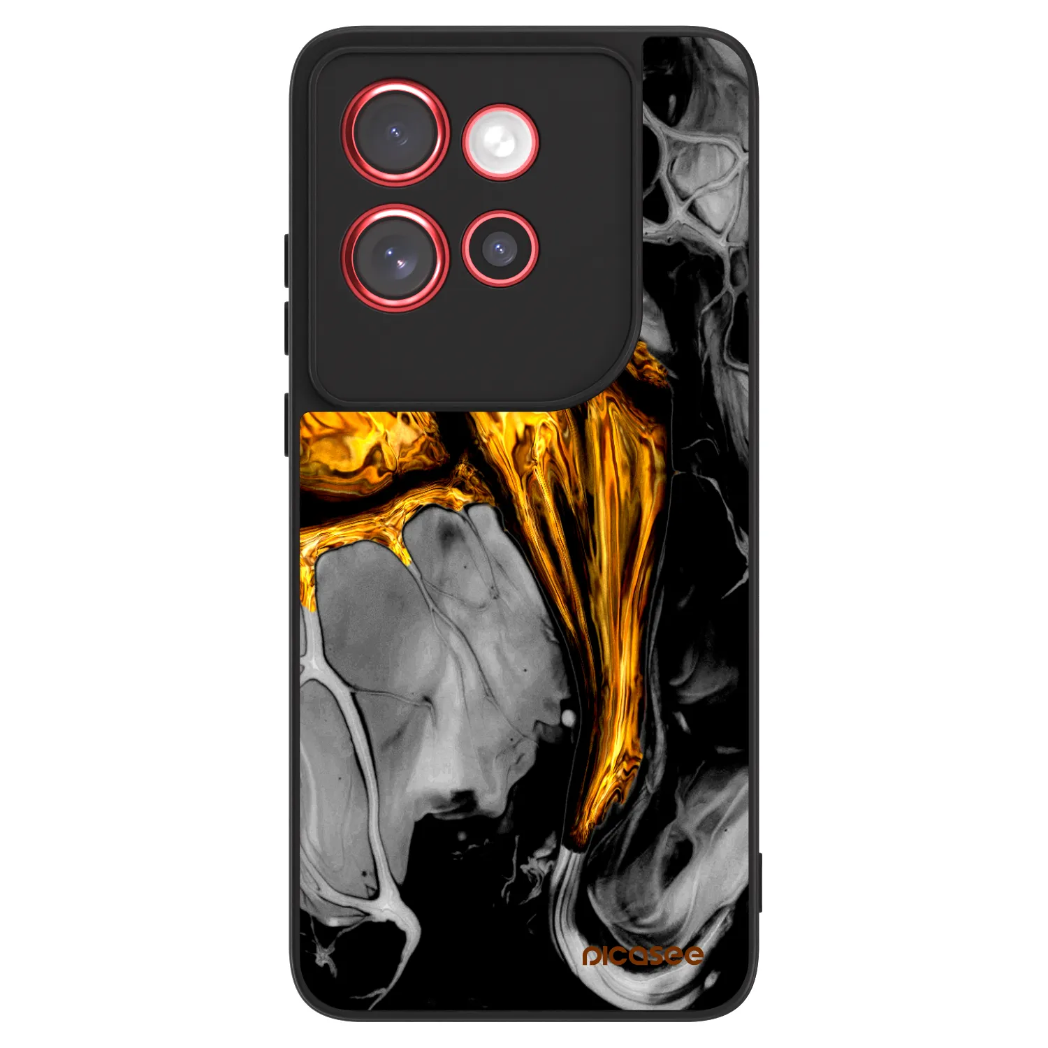 Picasee ULTIMATE CASE pro Motorola Edge 60 Neo 5G - Black Gold