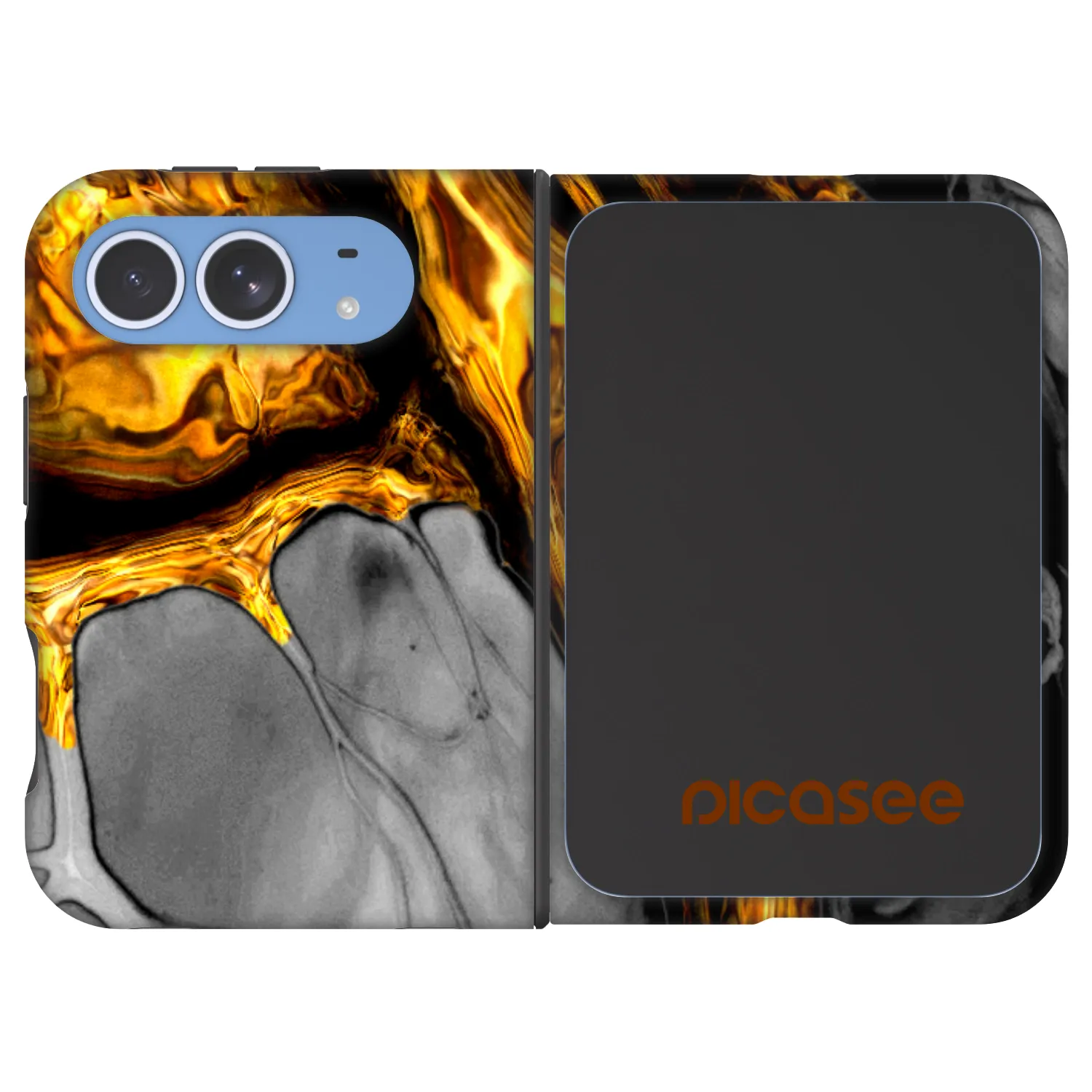 Picasee Fashion Case MagSafe pre Apple iPhone Ultra - Black Gold