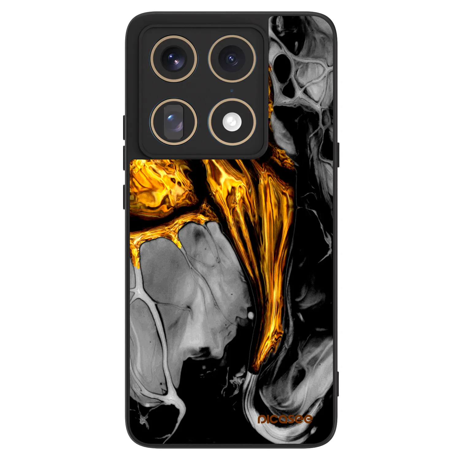 Picasee ULTIMATE CASE pro Motorola Signature - Black Gold
