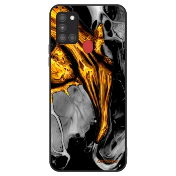 Obal pre Samsung Galaxy A21s - Black Gold
