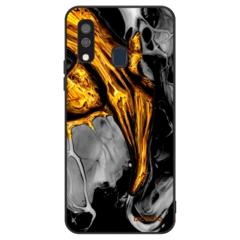 Obal pre Samsung Galaxy A40 A405F - Black Gold