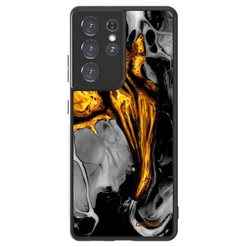 Obal pre Samsung Galaxy S21 Ultra 5G G998B - Black Gold