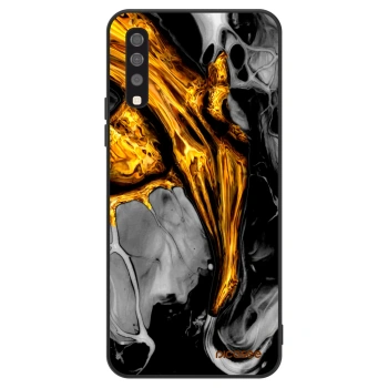 Obal pre Samsung Galaxy A70 A705F - Black Gold