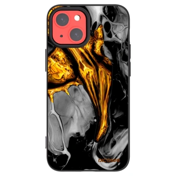 Picasee silikónový čierny obal pre Apple iPhone 13 mini - Black Gold