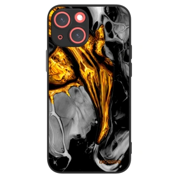 Picasee ULTIMATE CASE pro Apple iPhone 13 mini - Black Gold