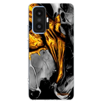 Picasee silikónový prehľadný obal pre Xiaomi 11T - Black Gold