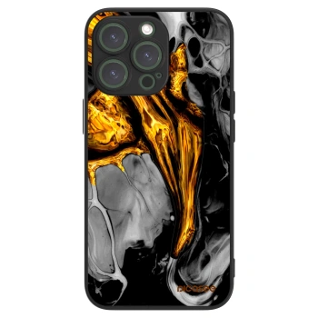 Picasee ULTIMATE CASE MagSafe pro Apple iPhone 13 Pro - Black Gold