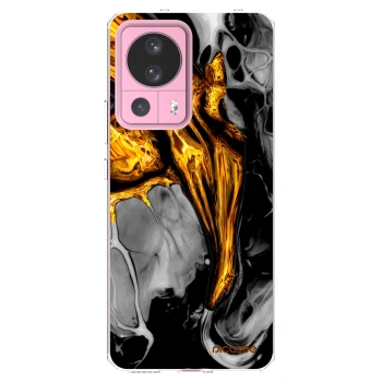 Picasee silikónový prehľadný obal pre Xiaomi 13 Lite - Black Gold