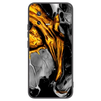 Picasee silikónový čierny obal pre Xiaomi 13 Pro - Black Gold