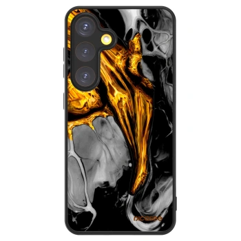 Picasee ULTIMATE CASE PowerShare pro Samsung Galaxy S24 S921B 5G - Black Gold