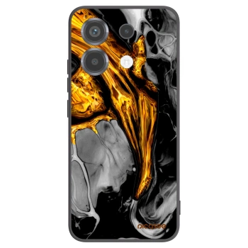 Picasee silikónový čierny obal pre Xiaomi Poco X6 - Black Gold
