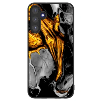 Picasee ULTIMATE CASE pro Samsung Galaxy A15 A155F 4G - Black Gold