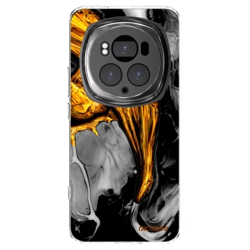 Picasee silikónový prehľadný obal pre Honor Magic6 Pro - Black Gold