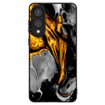 Picasee ULTIMATE CASE PowerShare pro Samsung Galaxy S25 Edge 5G - Black Gold