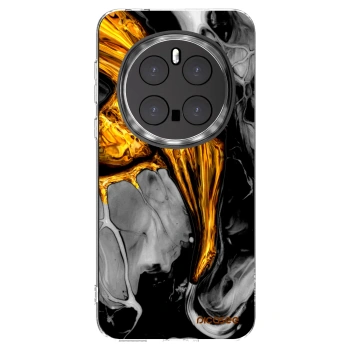 Picasee silikónový prehľadný obal pre Honor Magic7 Pro 5G - Black Gold
