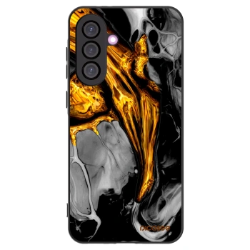 Picasee silikónový čierny obal pre Samsung Galaxy A56 5G A566B - Black Gold