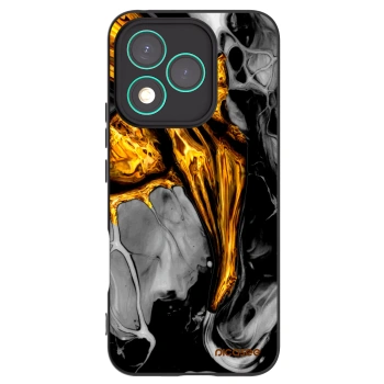 Picasee silikónový čierny obal pre Honor 400 Lite 5G - Black Gold
