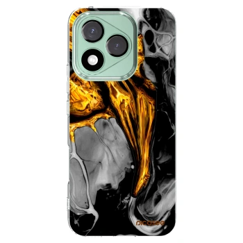 Picasee silikónový prehľadný obal pre Honor 400 Lite 5G - Black Gold