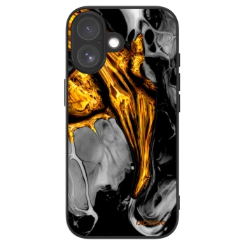 Picasee ULTIMATE CASE pro Apple iPhone 17 - Black Gold