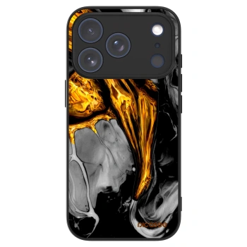 Picasee ULTIMATE CASE MagSafe pro Apple iPhone 17 Pro - Black Gold