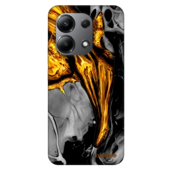 Picasee Fashion Case pre Xiaomi Redmi Note 13 4G - Black Gold