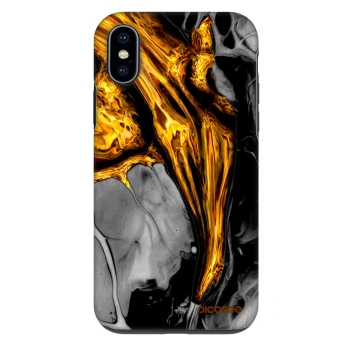 Obal pre Apple iPhone X/XS - Black Gold
