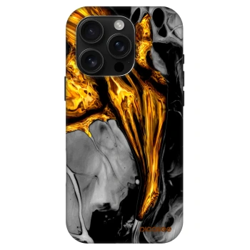 Picasee Fashion Case MagSafe pre Apple iPhone 16 Pro - Black Gold
