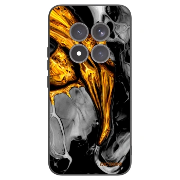 Picasee silikónový čierny obal pre Xiaomi Redmi Note 15 Pro+ - Black Gold