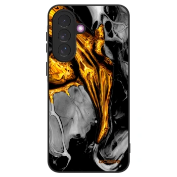 Picasee ULTIMATE CASE pro Samsung Galaxy A37 - Black Gold