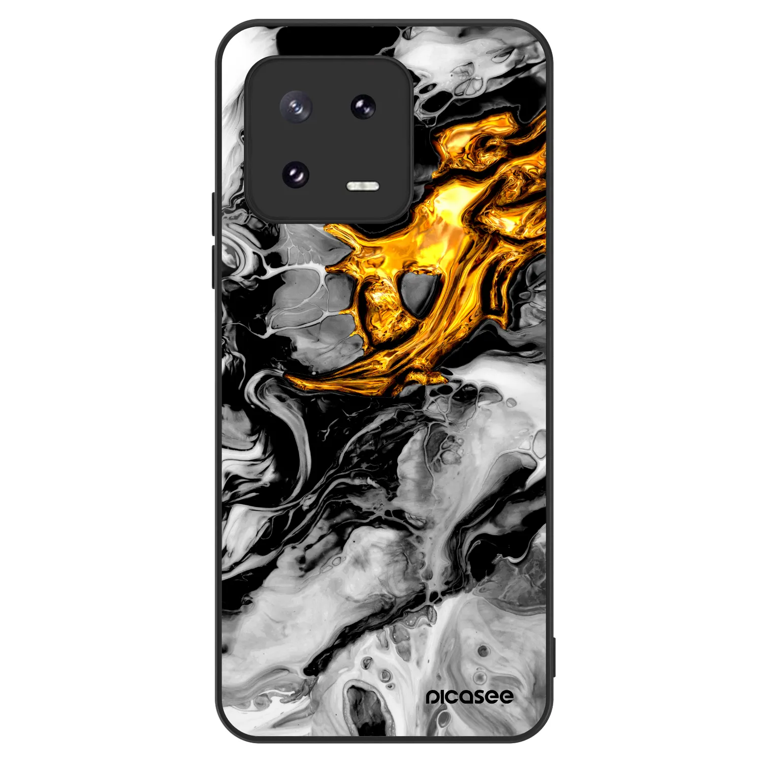 Picasee ULTIMATE CASE pro Xiaomi 13 Pro - Black Gold 2