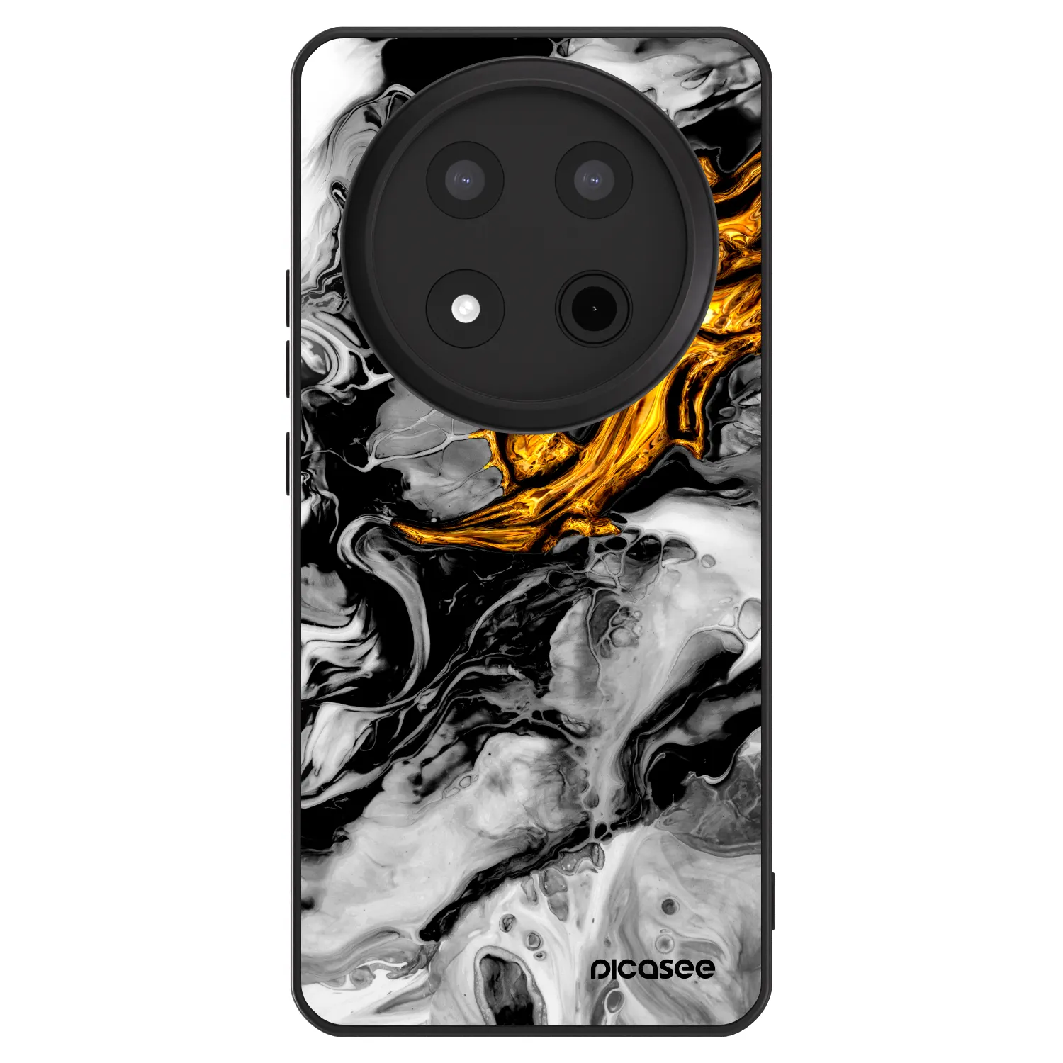 Picasee ULTIMATE CASE pro Honor Magic7 Lite 5G - Black Gold 2