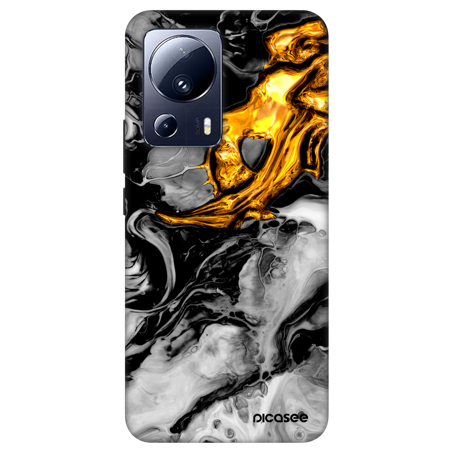 Picasee Fashion Case pre Xiaomi 13 Lite - Black Gold 2