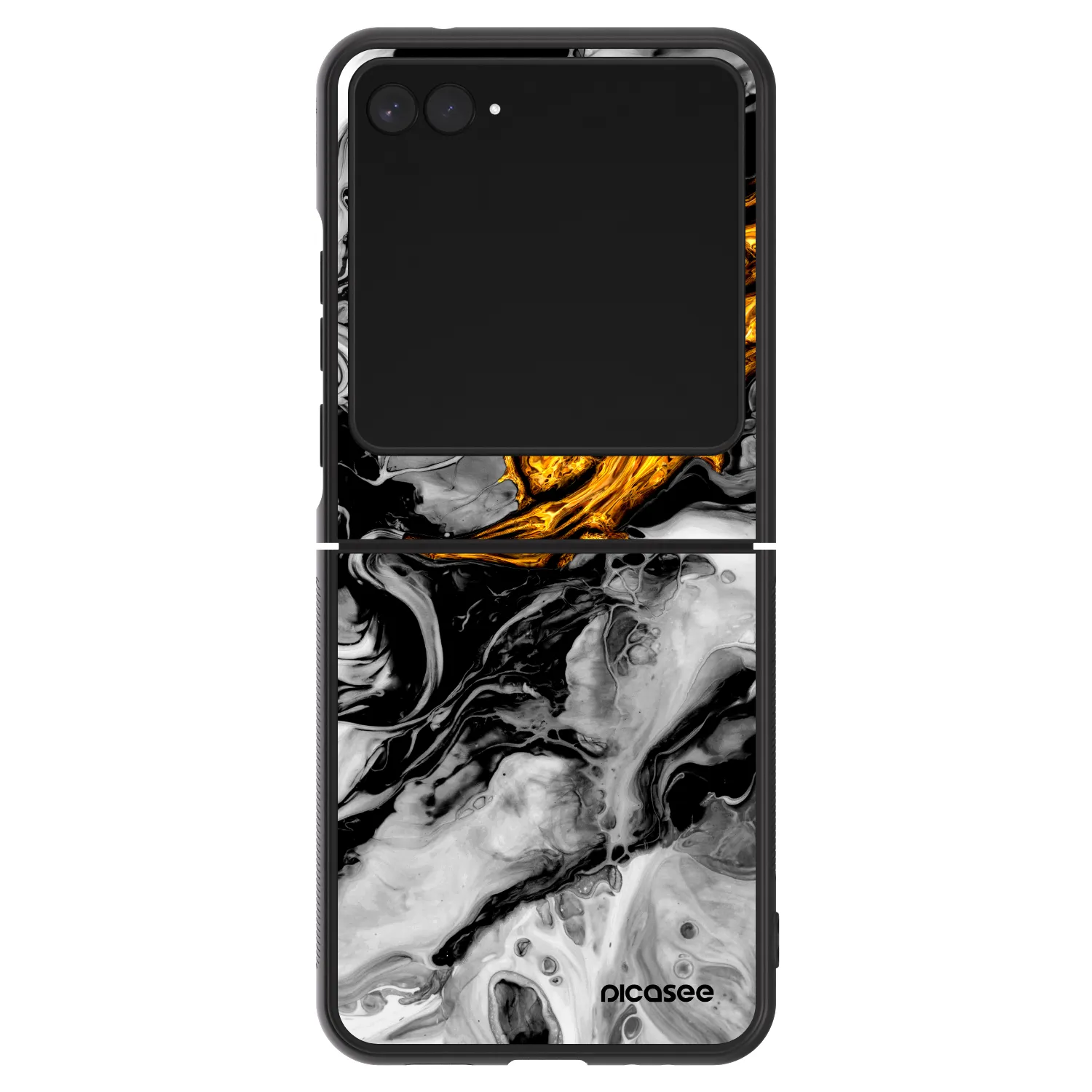 Picasee ULTIMATE CASE pro Motorola Razr 60 - Black Gold 2