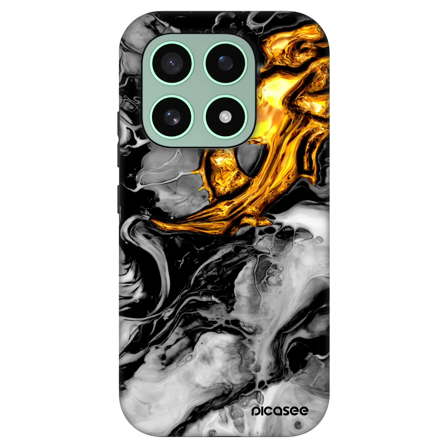 Picasee Fashion Case pre Xiaomi 17 - Black Gold 2