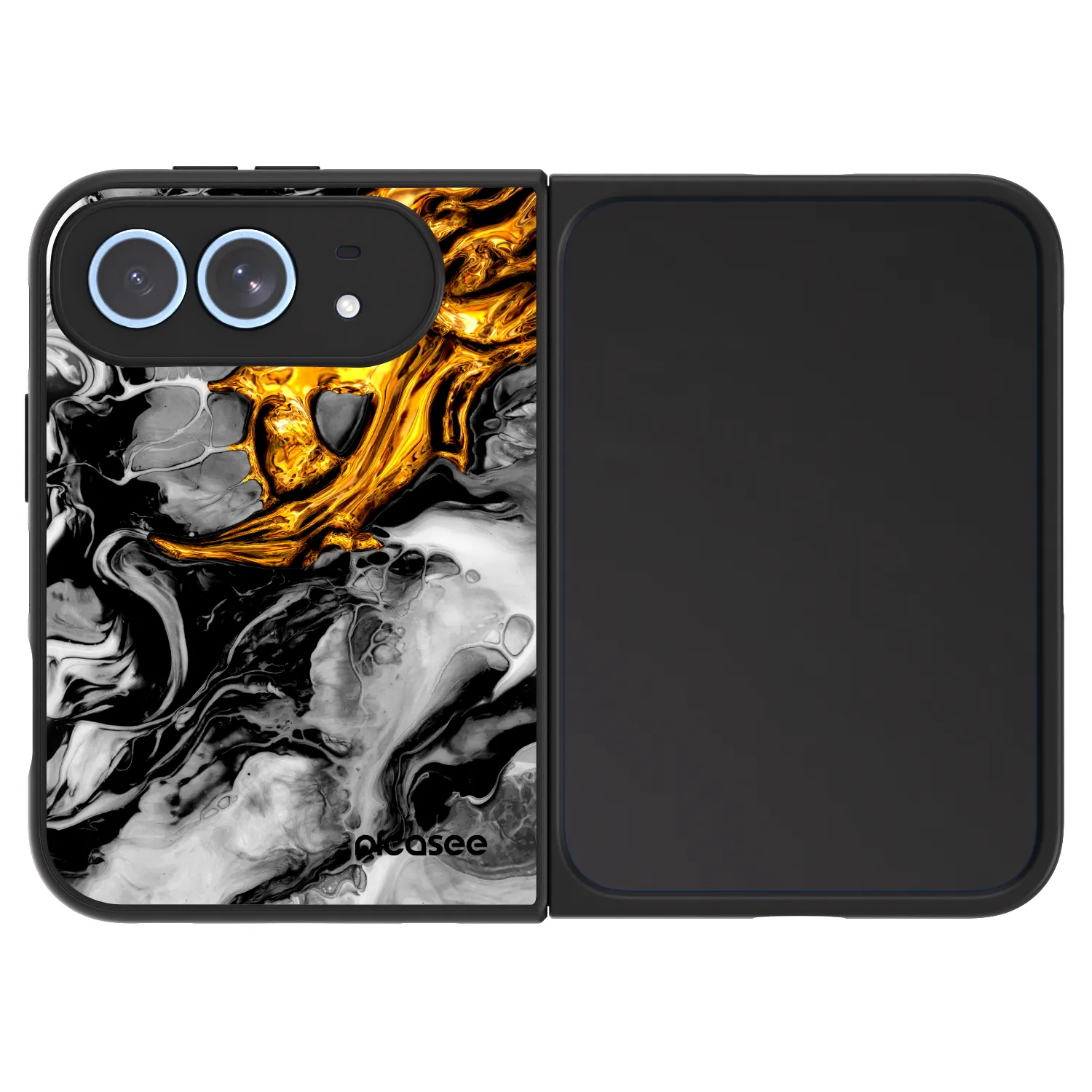 Picasee ULTIMATE CASE MagSafe pro Apple iPhone Ultra - Black Gold 2