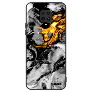 Obal pre Xiaomi Redmi Note 9S - Black Gold 2