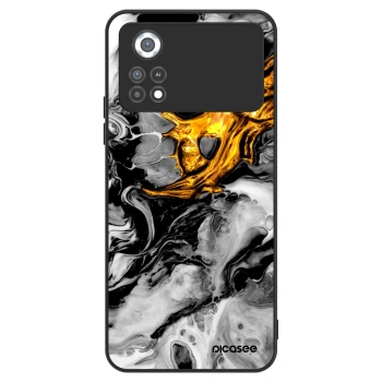 Obal pre Xiaomi Poco X4 Pro 5G - Black Gold 2