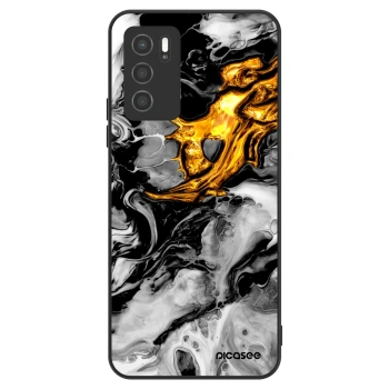Obal pre OPPO A16s - Black Gold 2