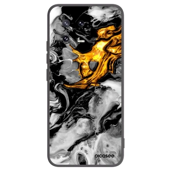 Picasee silikónový čierny obal pre Xiaomi 13 Pro - Black Gold 2